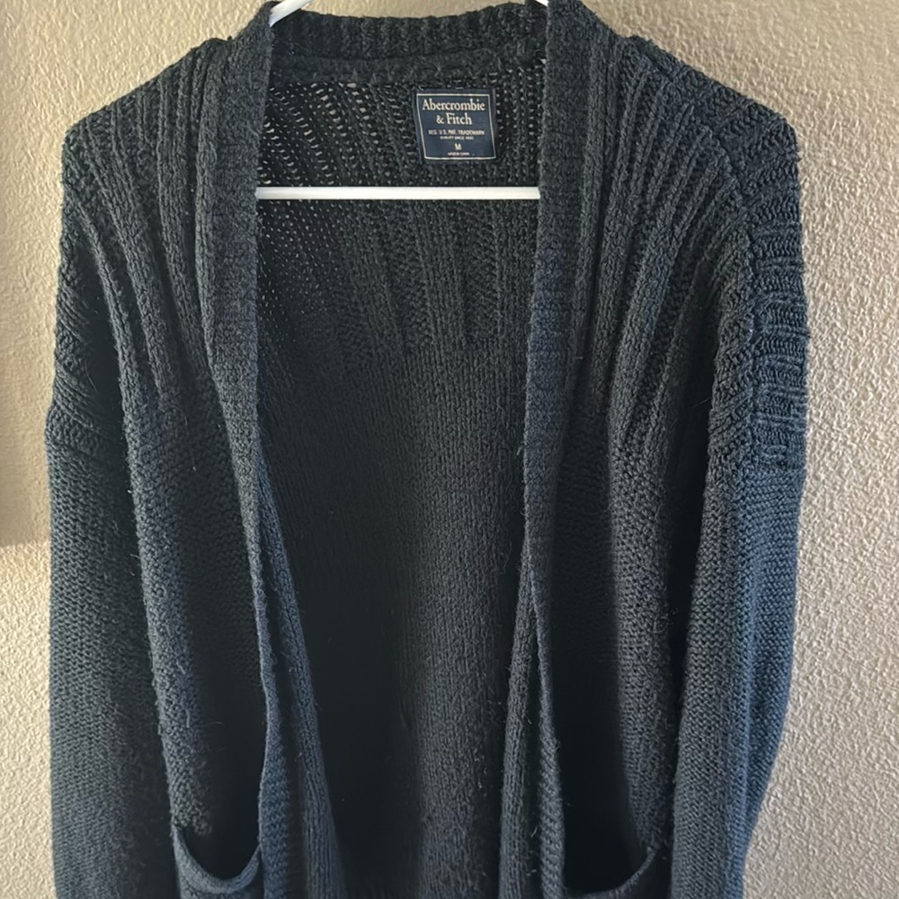 Black Abercrombie & Fitch Cardigan